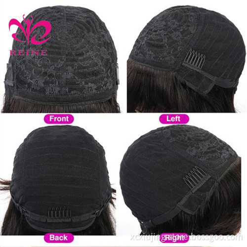 Hot Beauty Hair Wholesale Virgin Cuticle Aligned Indian Straight Bob Fringe Wig With Bangs Wigs Hair Suppliers Human Hair Wigs